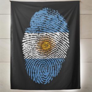 پرچم هواداری طرح تیم ملی آرژانتین